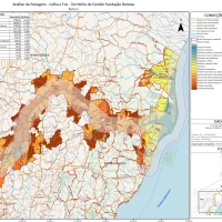 Mapa – Calha Foz Relevo