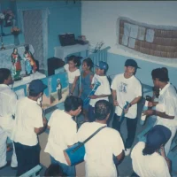 Derrubada do mastro – Festa de São Benedito e Santa Catarina