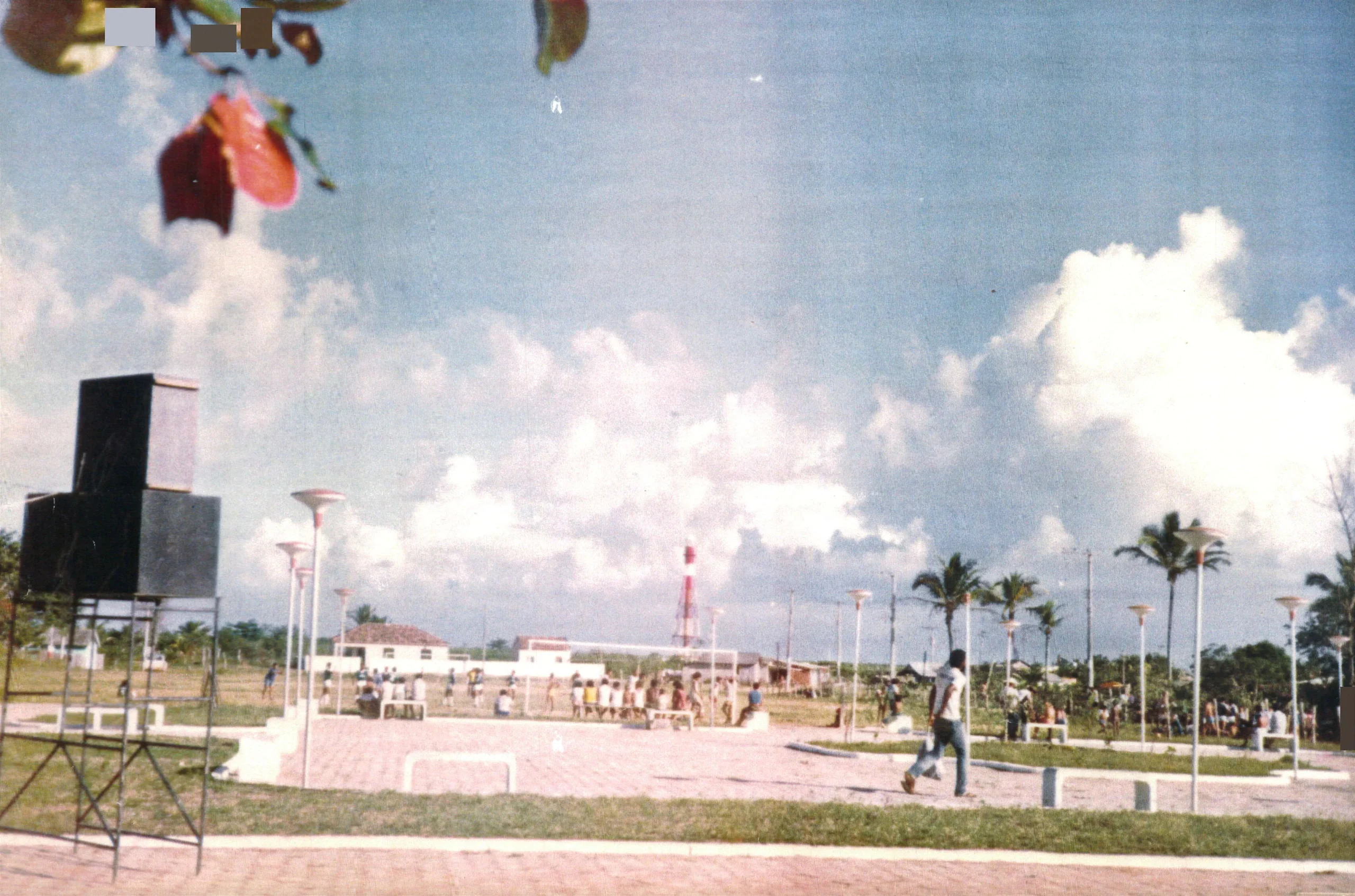 Campo de futebol em Regência