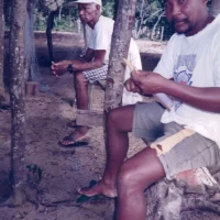 Pescadores da comunidade de Regência.