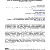 Modelagem de superfície de custo aplicado ao mapeamento de áreas vulneráveis ao rompimento de barragens, Quadrilátero Ferrífero – MG