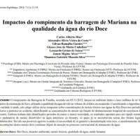 Impactos do Rompimento da Barragem de Mariana na qualidade da água do rio Doce