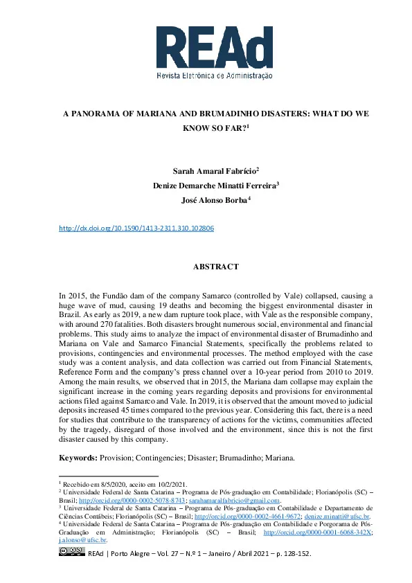 Panorama dos desastres de Mariana e Brumadinho: o que sabemos até agora?